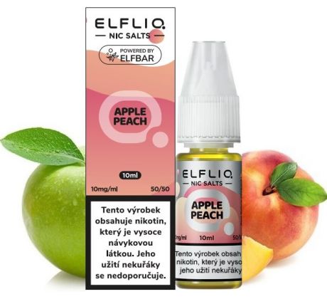 Liquid ELFLIQ Nic SALT Apple Peach 10ml - 10mg