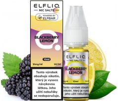 Liquid ELFLIQ Nic SALT Blackberry Lemon 10ml - 10mg