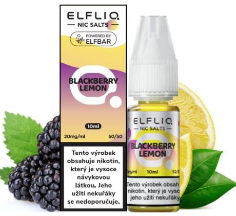 Liquid ELFLIQ Nic SALT Blackberry Lemon 10ml - 20mg