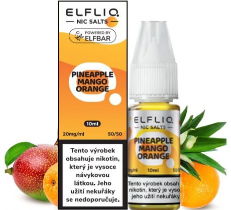 Liquid ELFLIQ Nic SALT Pineapple Mango Orange 10ml - 20mg