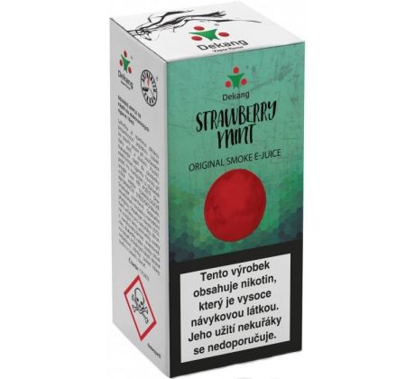 Liquid Dekang Strawberry Mint 10ml - 16mg (Jahoda s mátou)