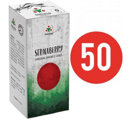 Liquid Dekang Fifty Strawberry 10ml - 0mg (Jahoda)