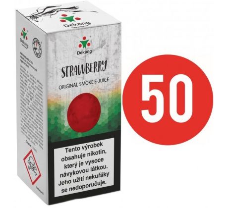 Liquid Dekang Fifty Strawberry 10ml - 16mg (Jahoda)