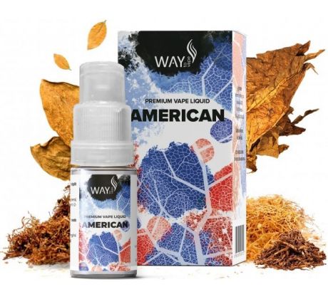 Liquid WAY to Vape American 10ml-0mg