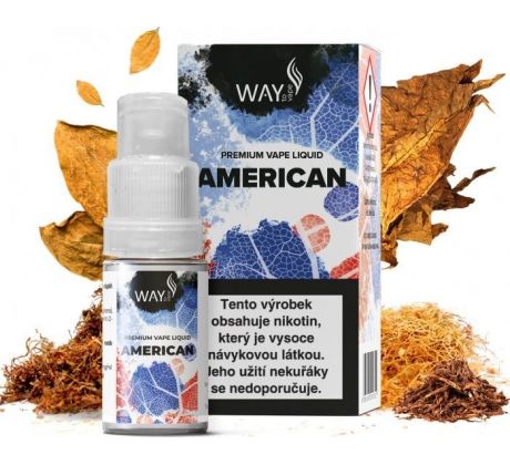 Liquid WAY to Vape American 10ml-6mg