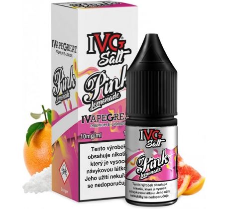 Liquid IVG SALT Pink Lemonade 10ml - 10mg