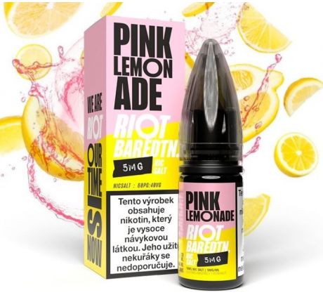 Liquid Riot BAR EDTN Salt Pink Lemonade (Růžová limonáda) 10ml-10mg