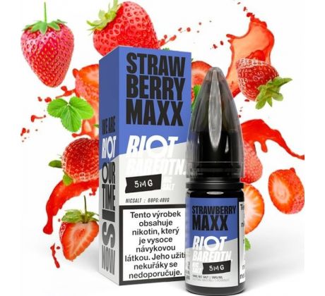 Liquid Riot BAR EDTN Salt Strawberry Maxx (Jahodový energiťák) 10ml-10mg