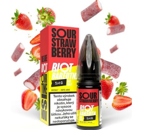 Liquid Riot BAR EDTN Salt Sour Strawberry (Kyselá jahoda) 10ml-20mg