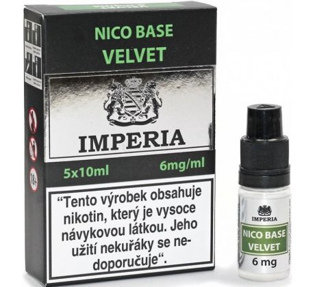 Nikotinová báze IMPERIA Velvet PG20-VG80 5x10ml-6mg