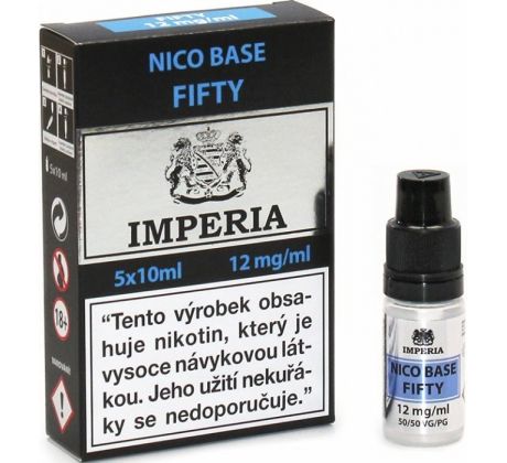 Nikotinová báze IMPERIA Fifty PG50-VG50 5x10ml-12mg