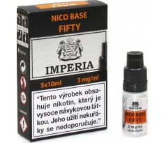 Nikotinová báze IMPERIA Fifty PG50-VG50 5x10ml-3mg