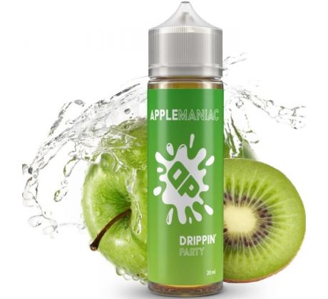 Příchuť Drippin Party S&V 10ml Apple Maniac (Chladivé jablko a kyselé kiwi)