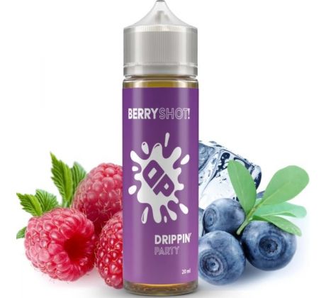 Příchuť Drippin Party S&V 10ml Berryshot (Kyselé maliny a sladké borůvky)