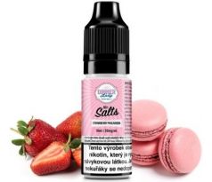 Liquid Dinner Lady Nic SALT Strawberry Macaroon 10ml - 20mg