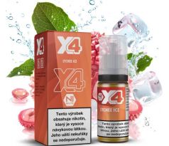 Liquid X4 Bar Juice - Chladivé liči (Lychee Ice) 10ml - 20mg