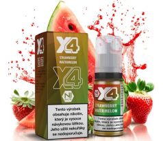 Liquid X4 Bar Juice - Jahoda a meloun (Strawberry Watermelon) 10ml - 20mg